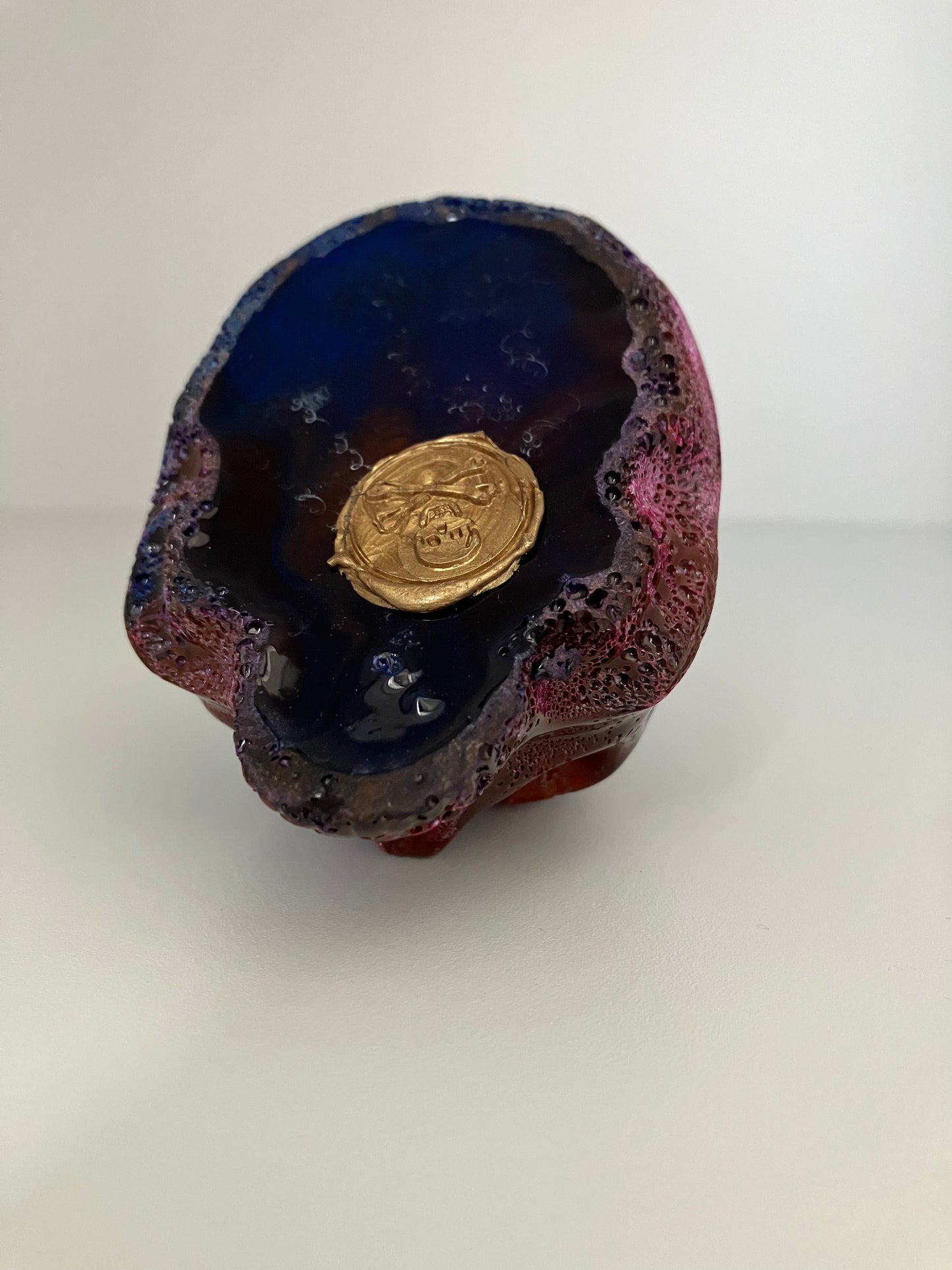 TETE DE MORT 300g Rouge/Bleu