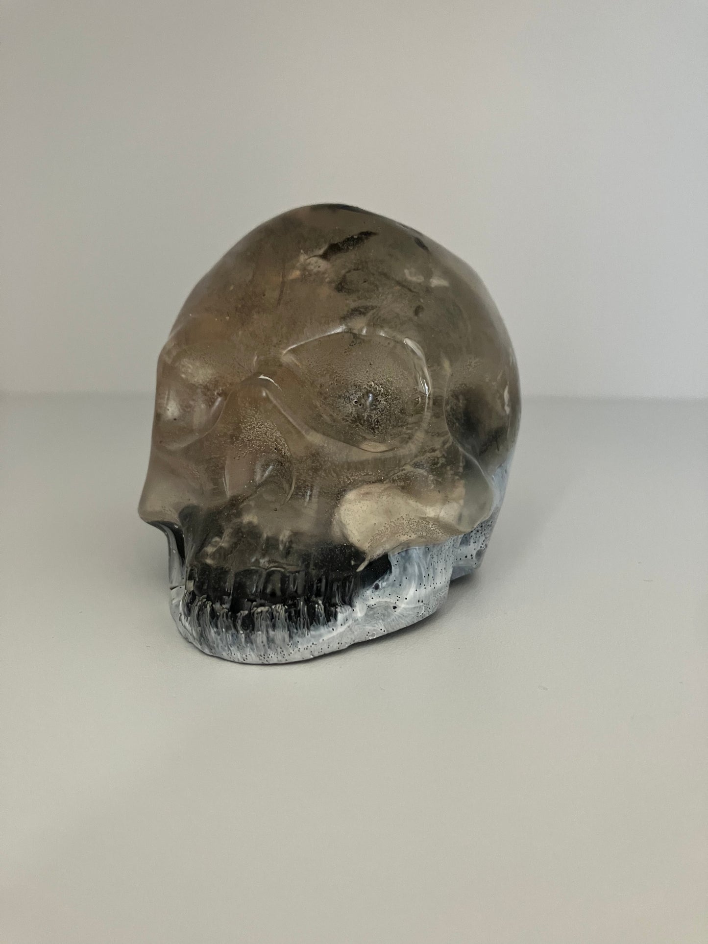 TETE DE MORT 300g Blanc/Noir