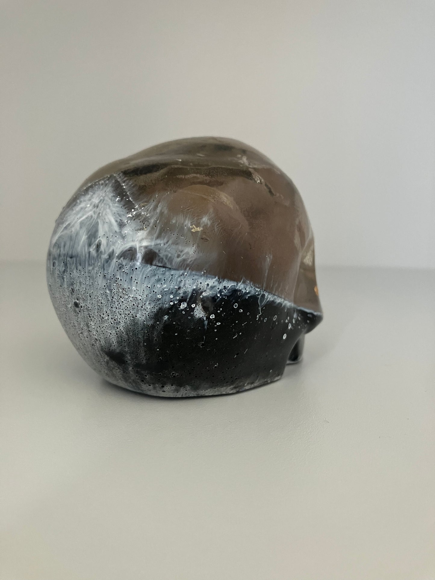 TETE DE MORT 300g Blanc/Noir