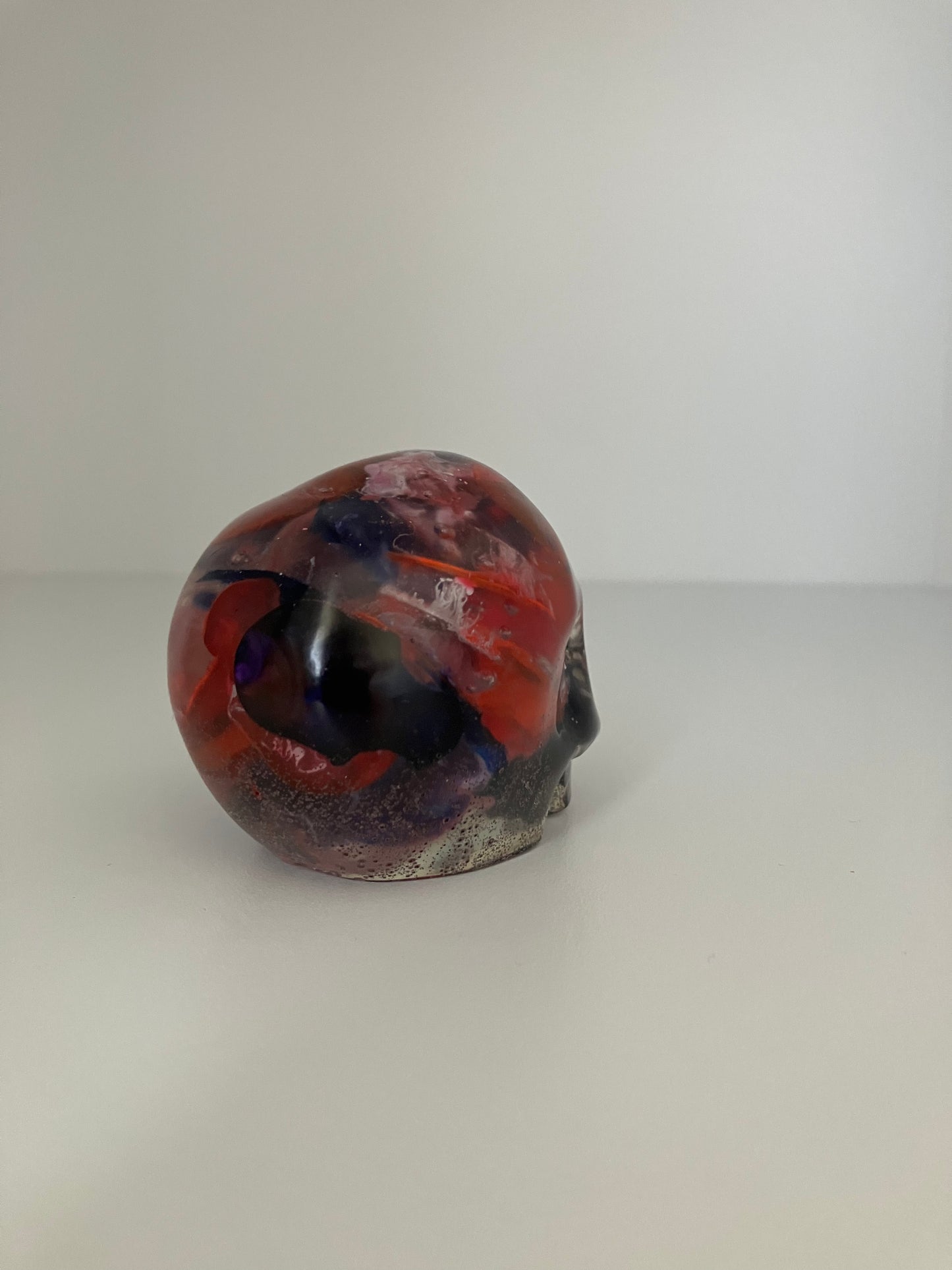 TETE DE MORT 100g Rouge/Bleu/Noir