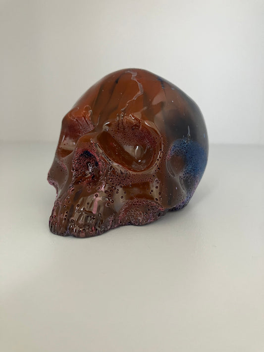 TETE DE MORT 300g Rouge/Bleu