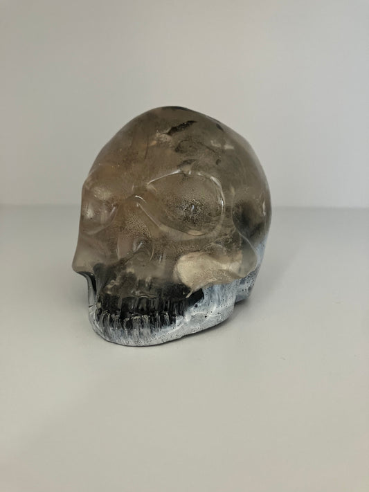TETE DE MORT 300g Blanc/Noir